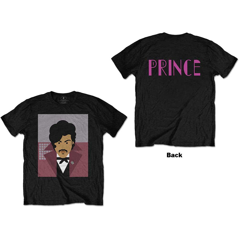 Prince tričko Many Faces Čierna S