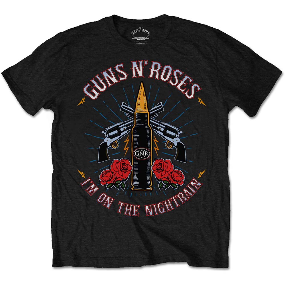 Guns N’ Roses tričko Night Train Čierna XXL