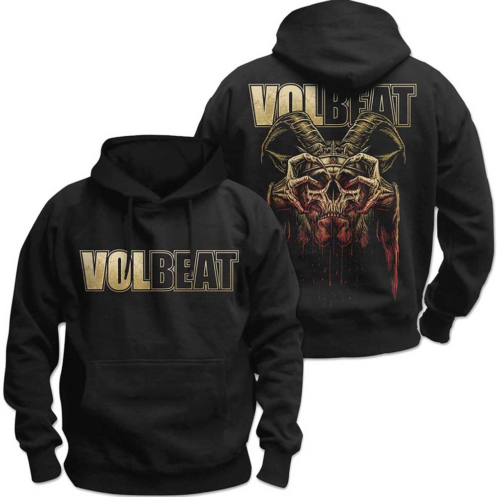 Volbeat mikina Bleeding Crown Skull Čierna L