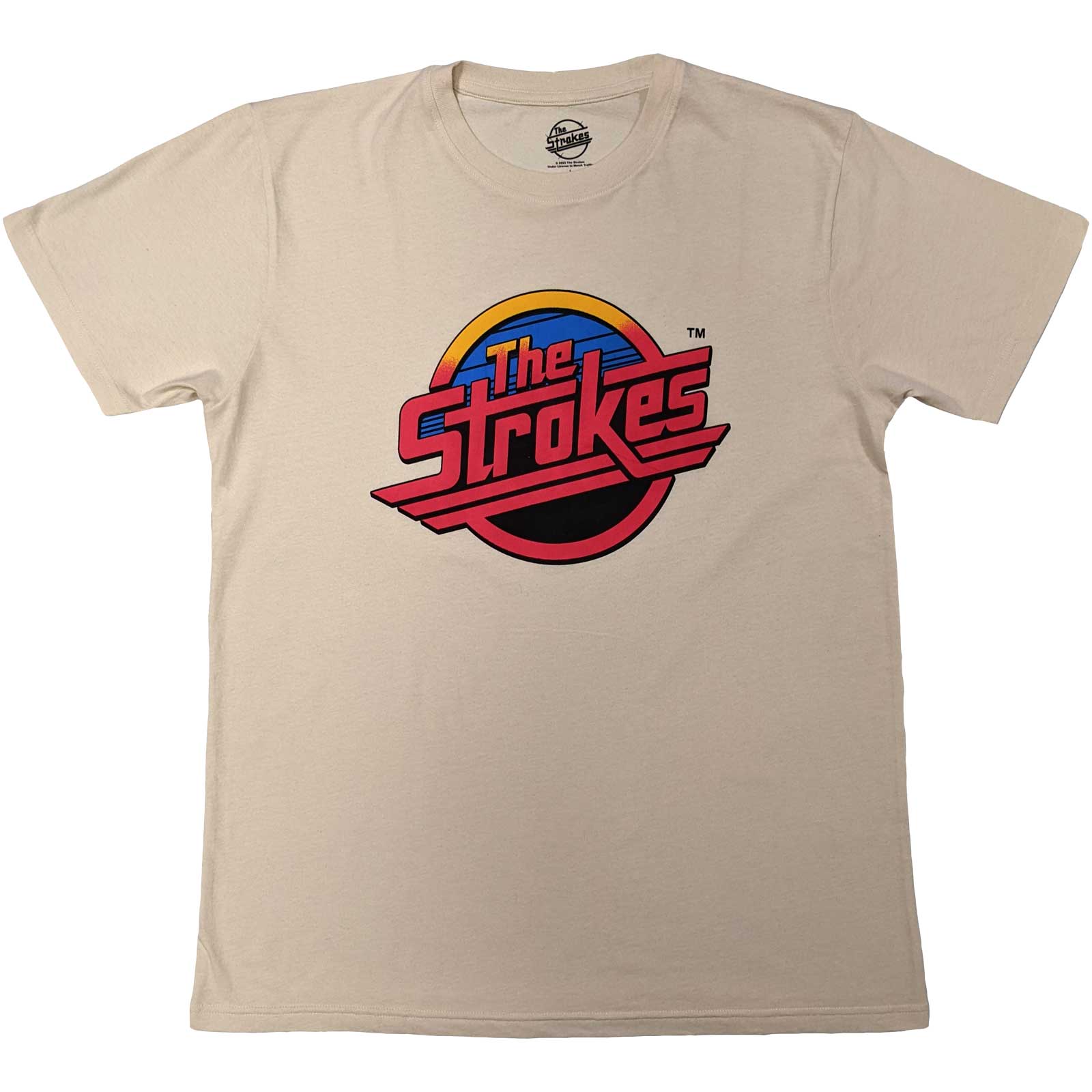 The Strokes tričko Red Logo Natural XL