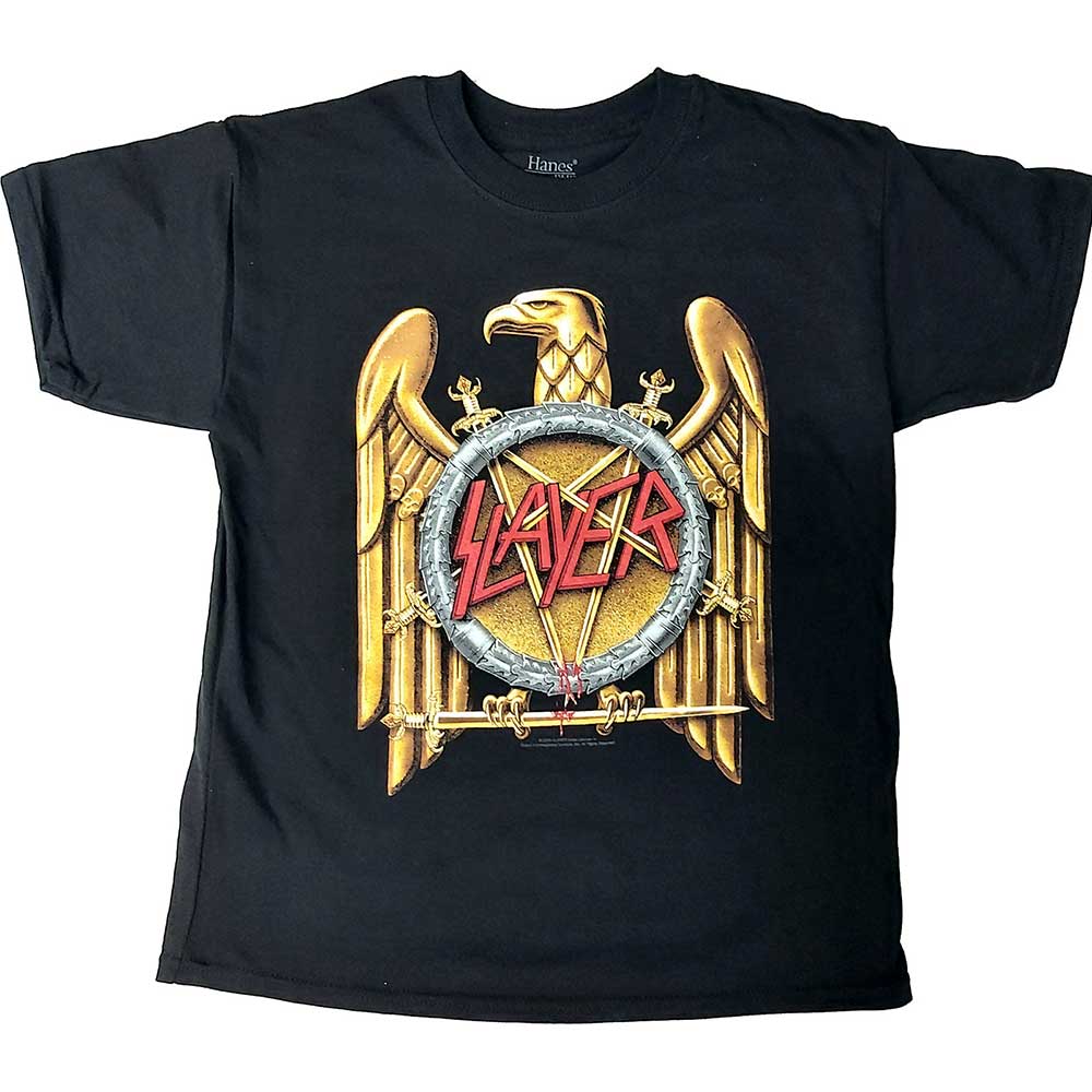 Slayer tričko Gold Eagle Čierna 9-10 rokov