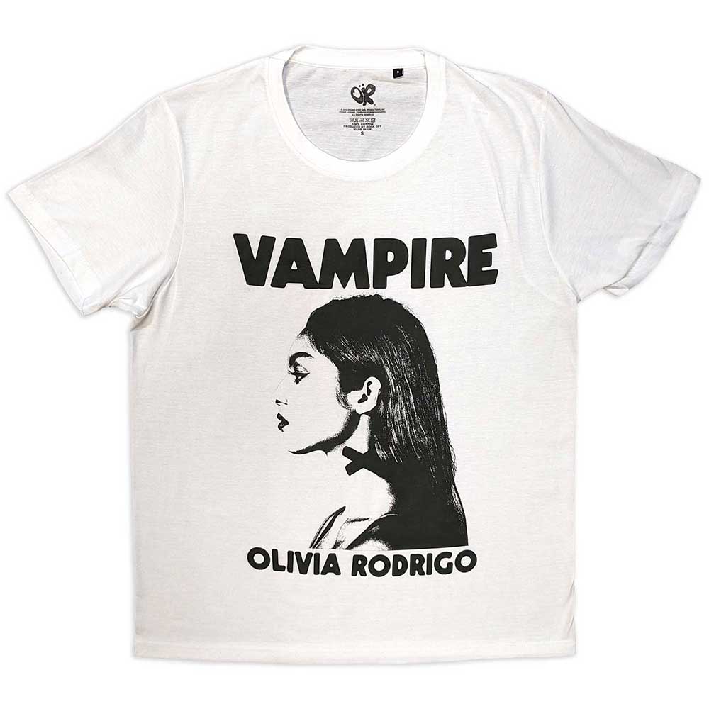 Olivia Rodrigo tričko Vampire Biela M