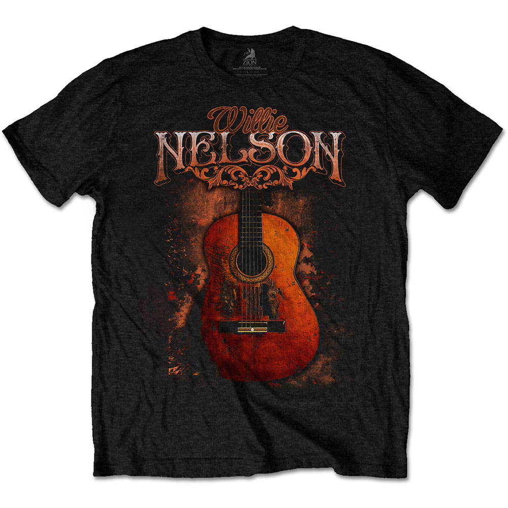 Willie Nelson tričko Trigger Čierna L