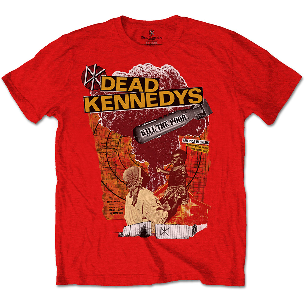 Dead Kennedys tričko Kill The Poor Červená L