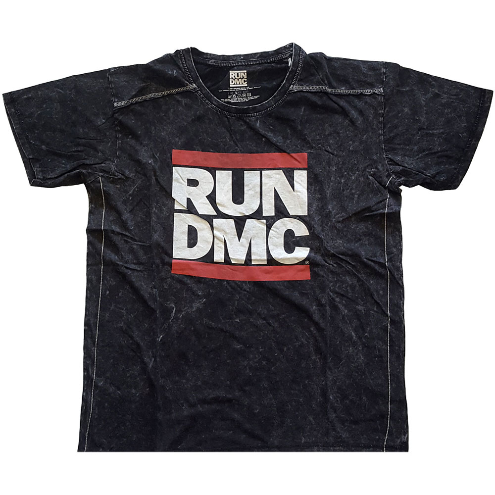 Run-DMC tričko Logo Čierna L