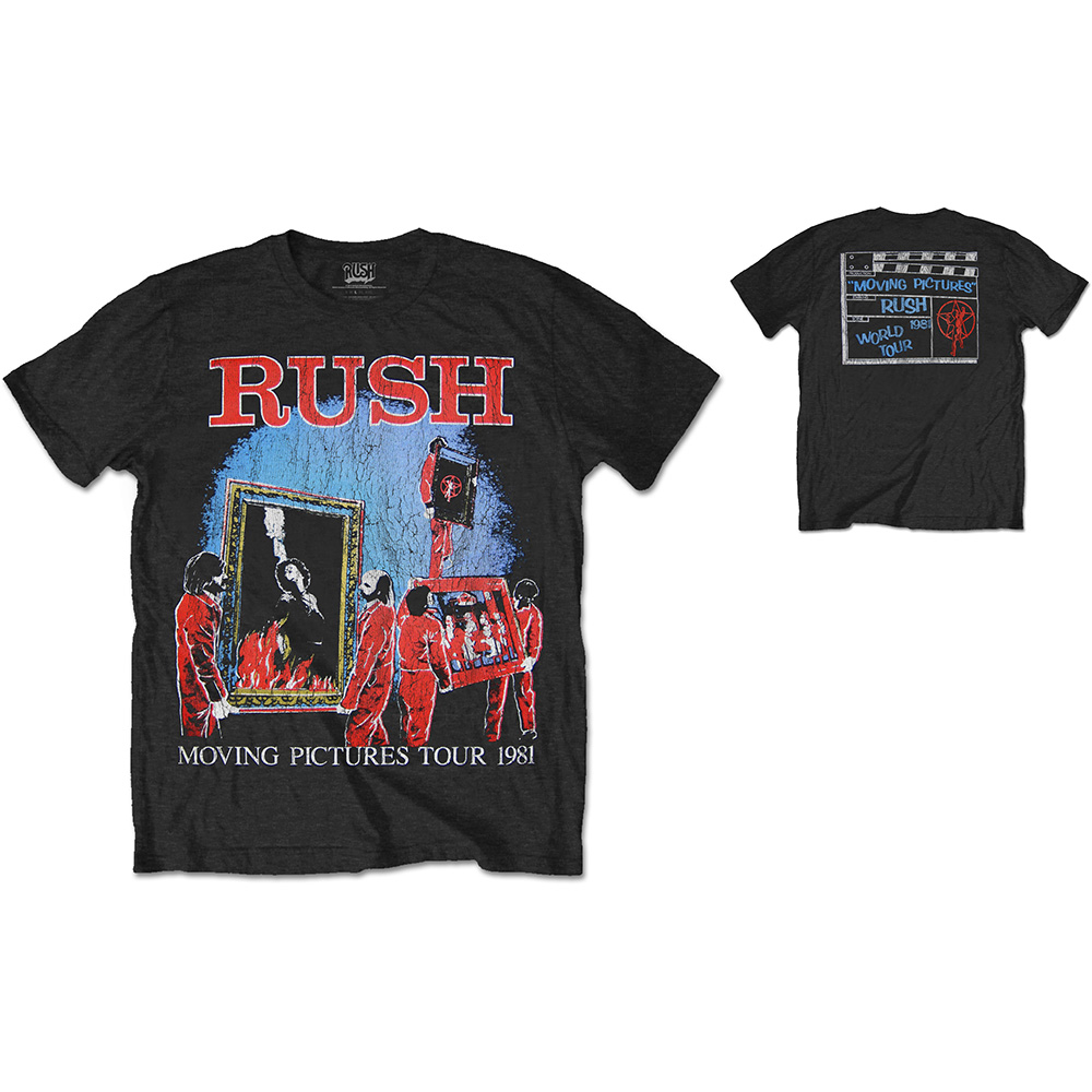 Rush tričko 1981 Tour Čierna XL