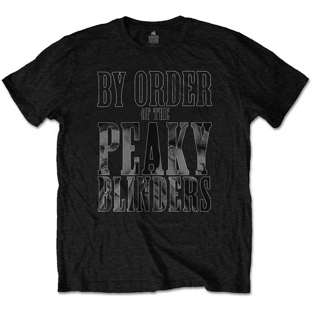 Peaky Blinders tričko By Order Infill Čierna M