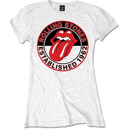 The Rolling Stones tričko Est. 1962 Biela M