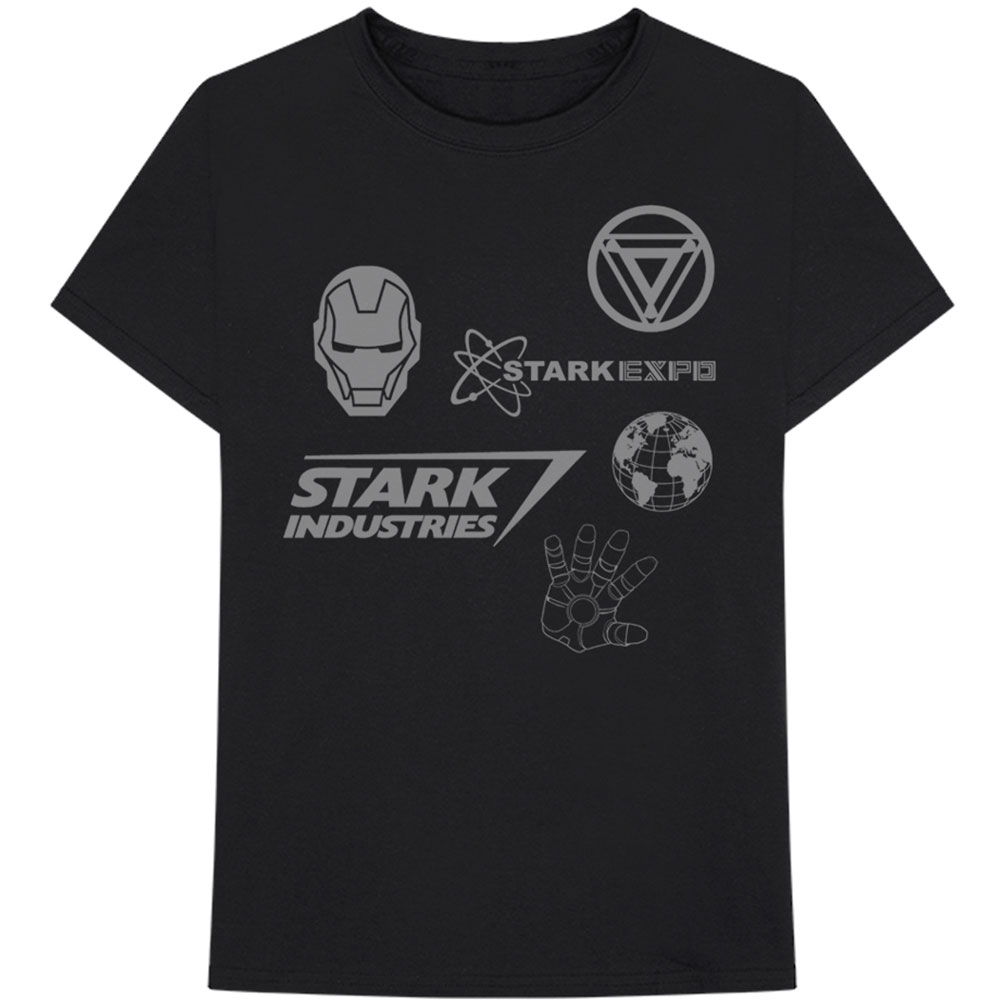 Marvel tričko Iron Man Stark Expo Čierna XL