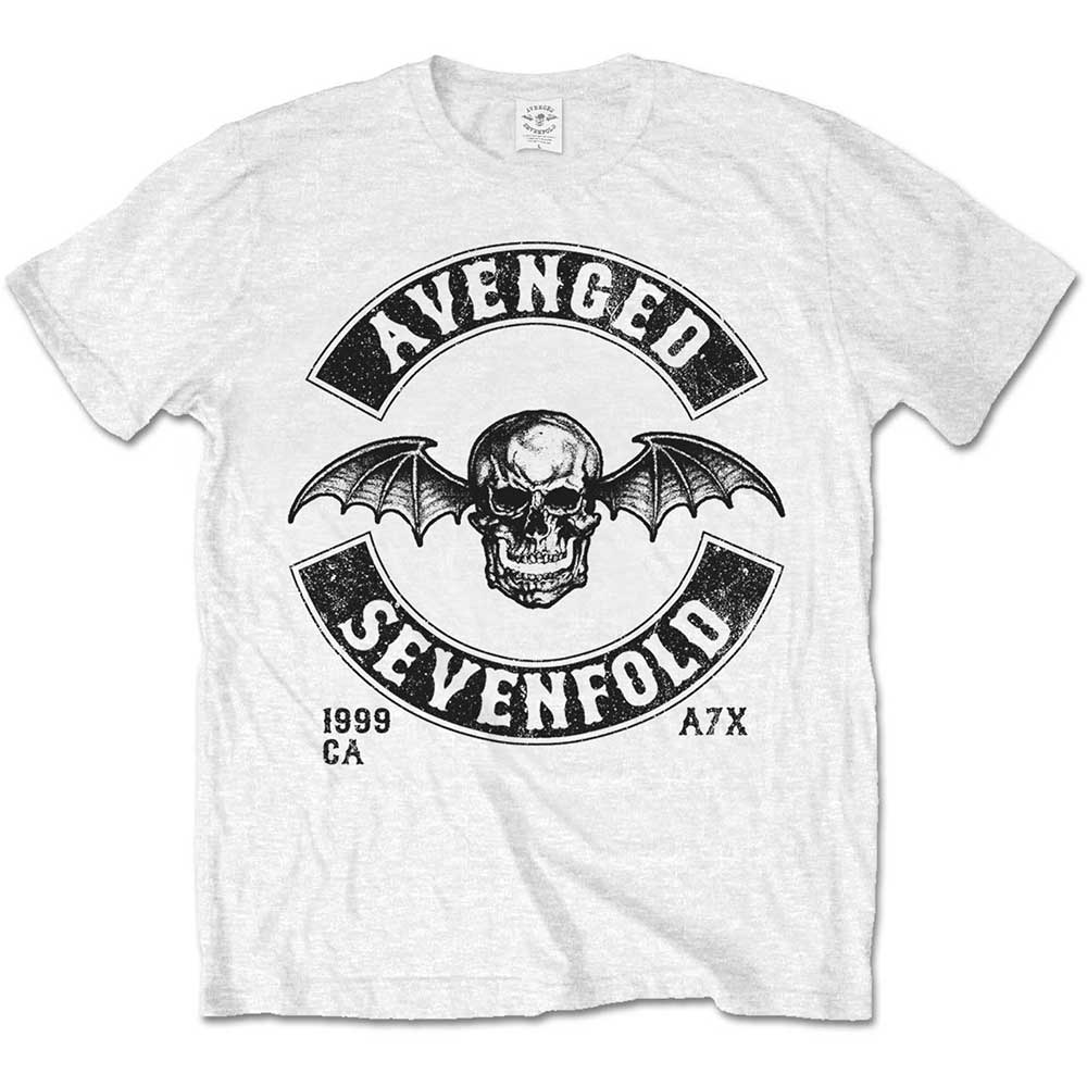 Avenged Sevenfold A7X tričko Moto Seal Biela L