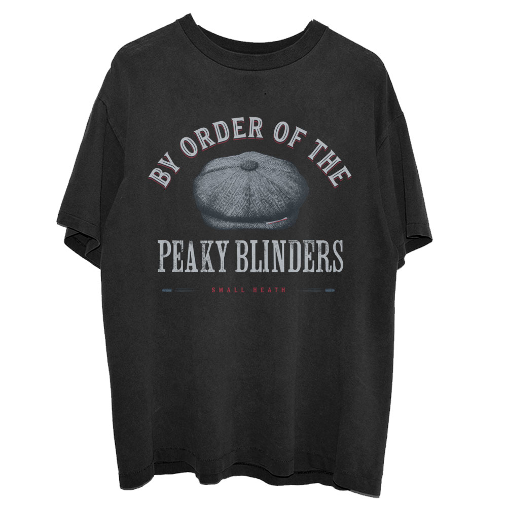 Peaky Blinders tričko Flat Cap Čierna XXL