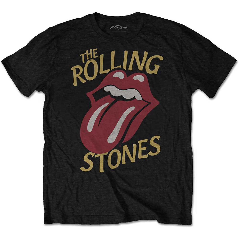 The Rolling Stones tričko Vintage Typeface Čierna S