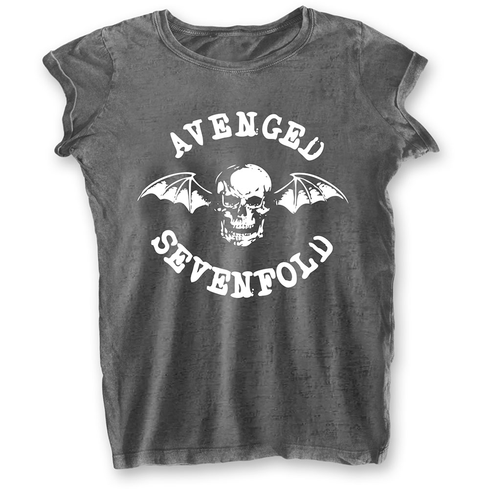 Avenged Sevenfold A7X tričko Deathbat Šedá M
