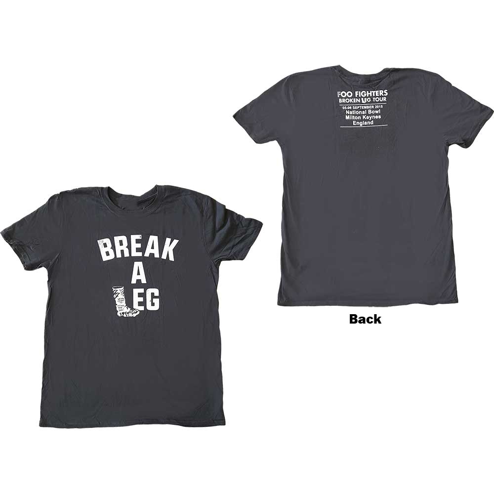 Foo Fighters tričko Break A Leg Čierna L