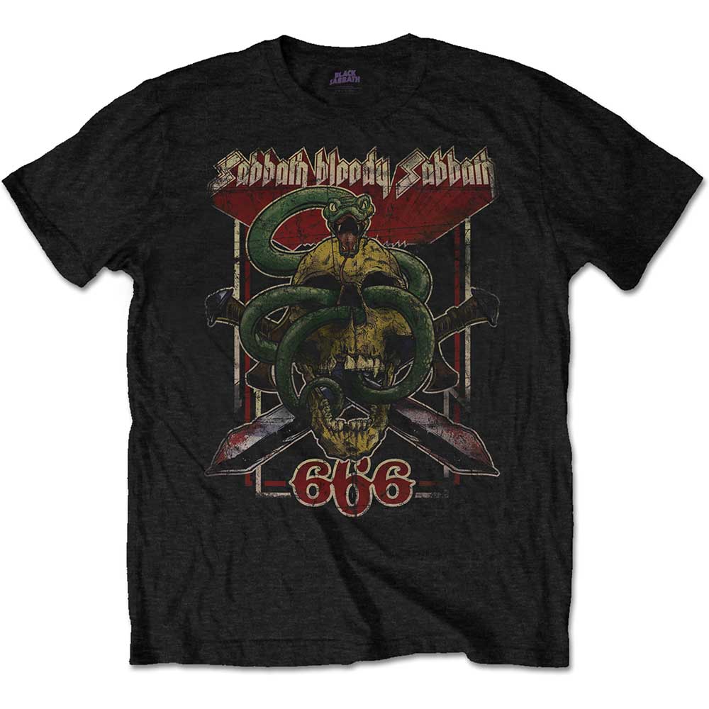 Black Sabbath tričko Bloody Sabbath 666 Čierna L