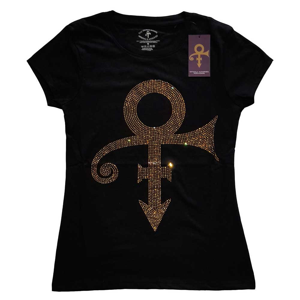 Prince tričko Gold Symbol Čierna M