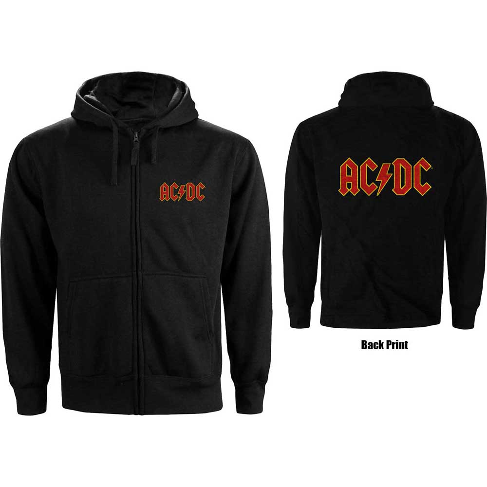 AC/DC mikina Logo Čierna M