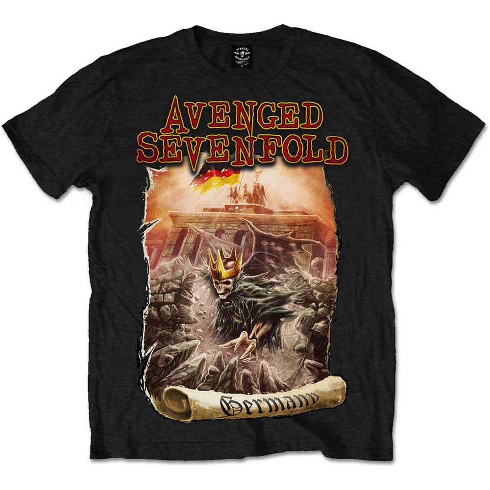 Avenged Sevenfold A7X tričko Germany Čierna XL