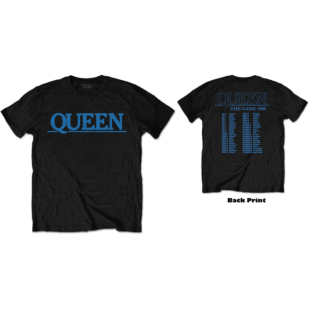 Queen tričko The Game Tour Čierna S