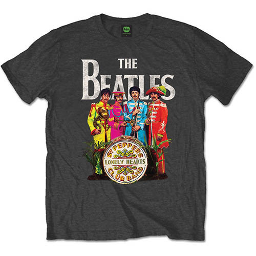 The Beatles tričko Sgt Pepper Šedá XL