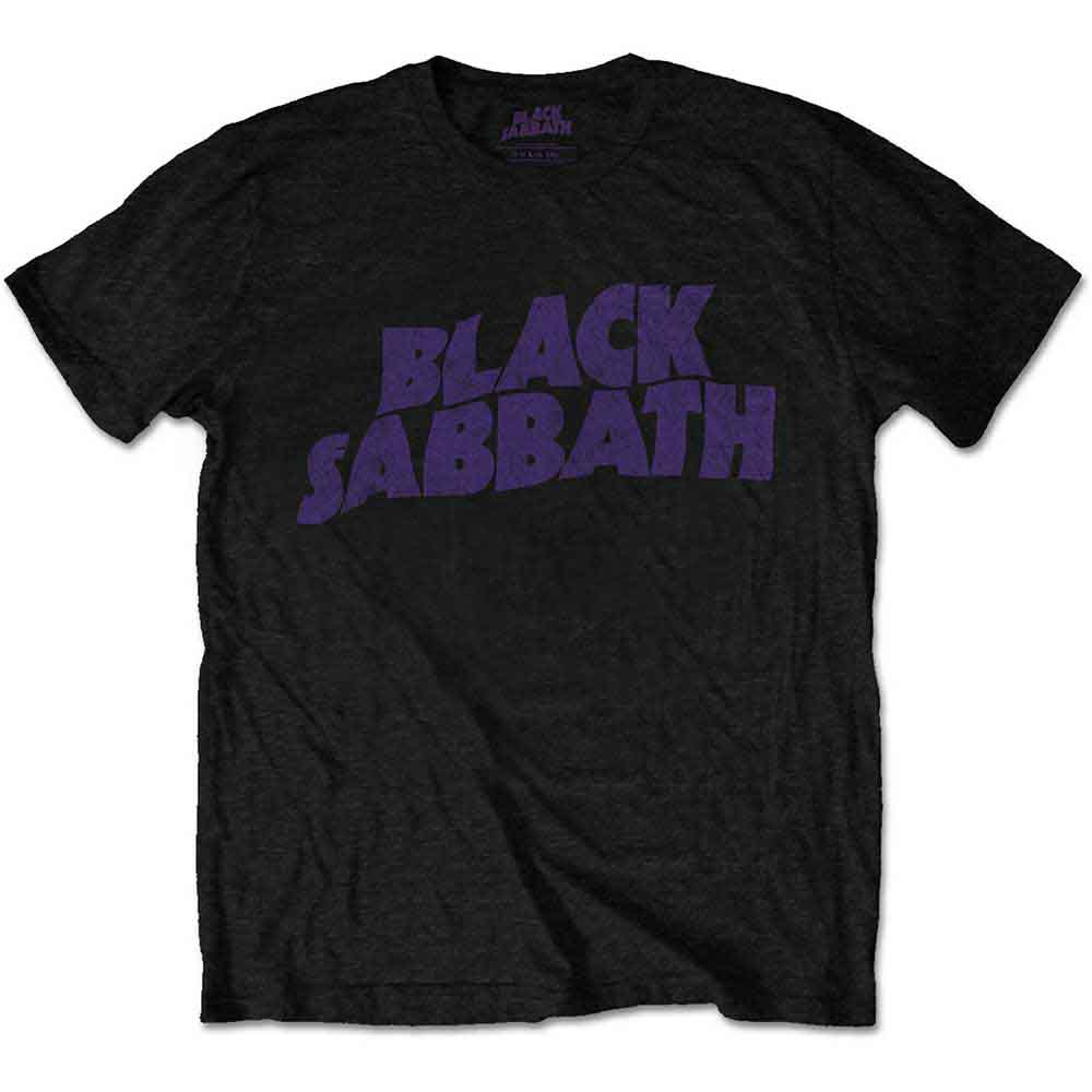 Black Sabbath tričko Wavy Logo Čierna 7-8 rokov