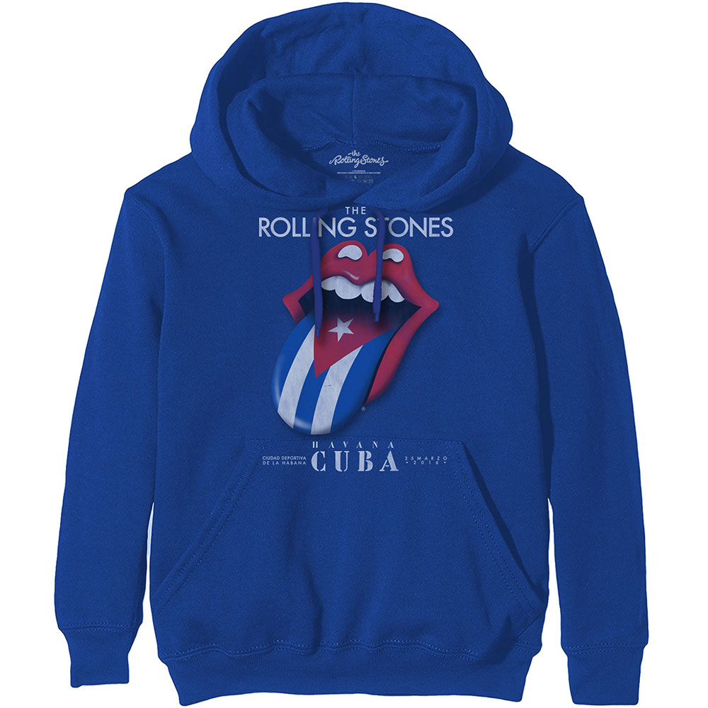The Rolling Stones mikina Havana Cuba Modrá L