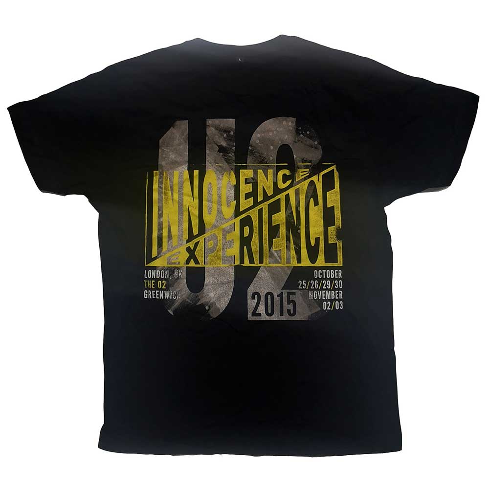 U2 tričko I+E London Event 2015 Hnedá S