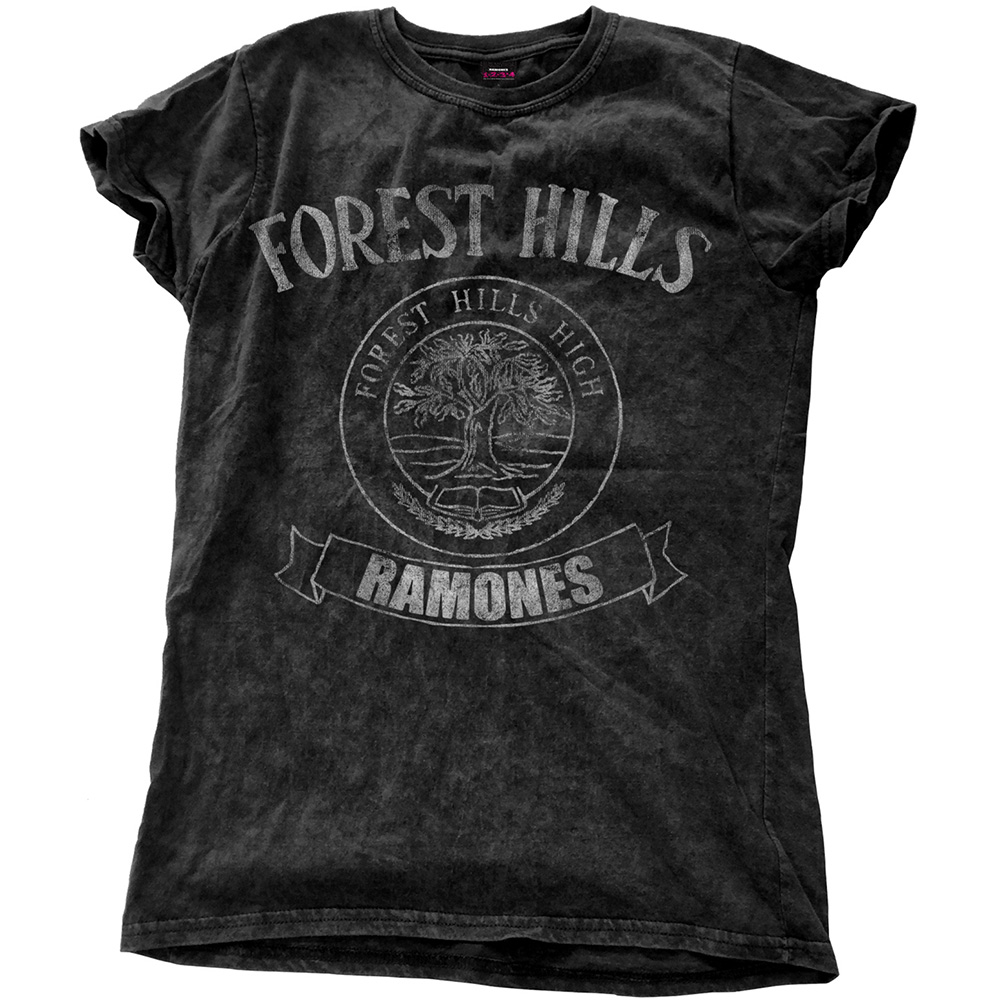 Ramones tričko Forest Hills Vintage Čierna S