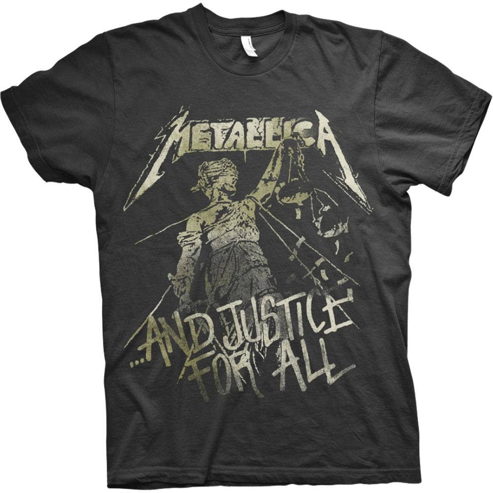 Metallica tričko Justice Vintage Čierna M