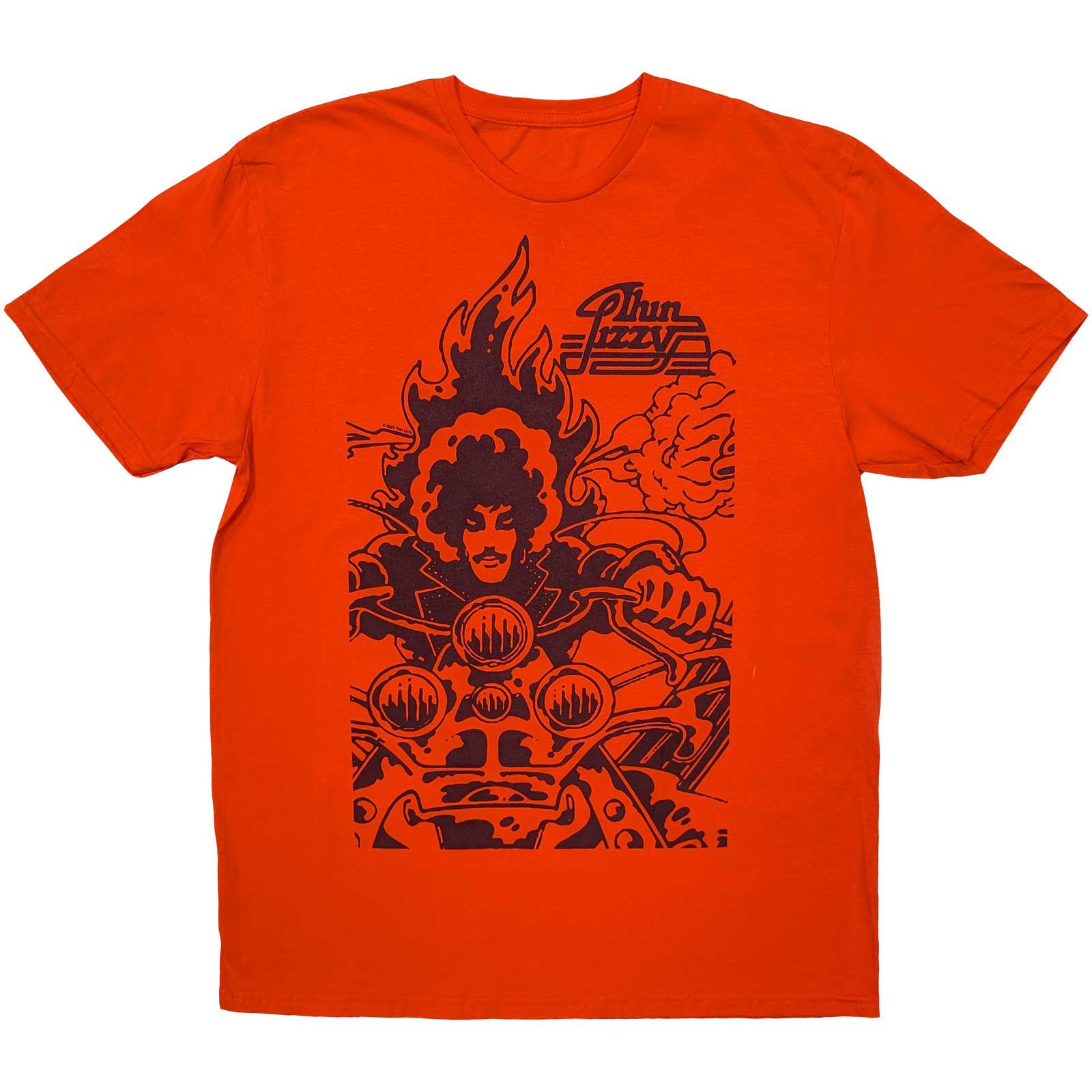 THIN LIZZY tričko The Rocker Oranžová M