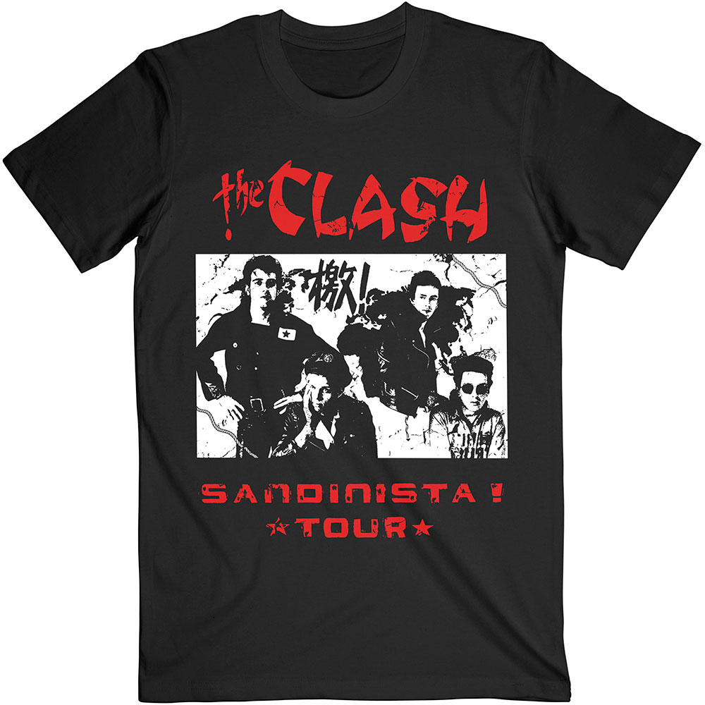 The Clash tričko Sandanista Čierna XXL
