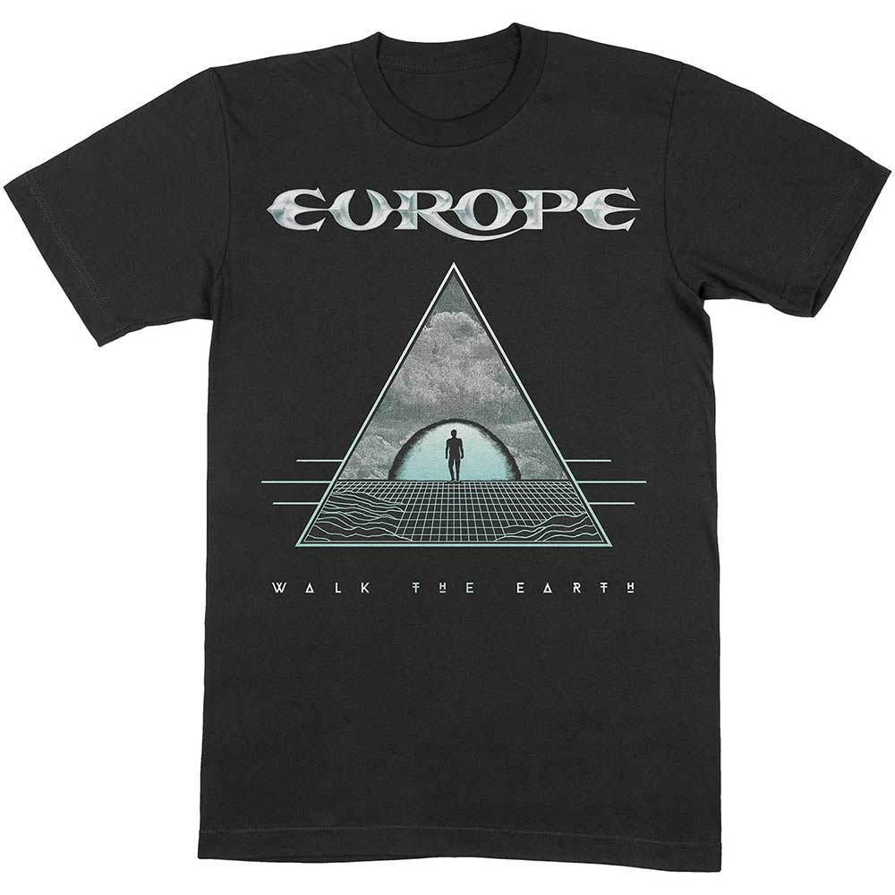 Europe tričko Walk The Earth Čierna M