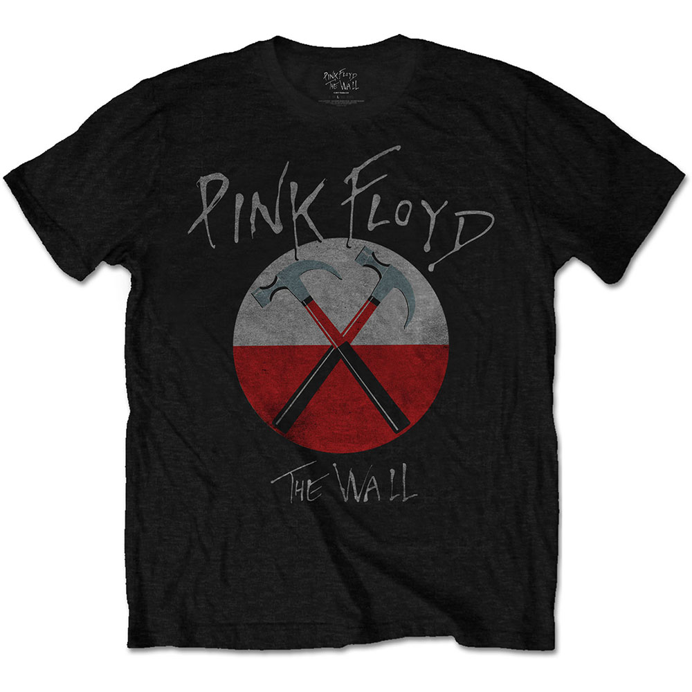 Pink Floyd tričko The Wall Hammers Logo Čierna S