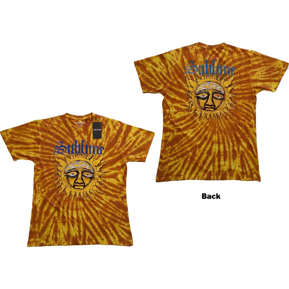Sublime tričko Sun Face Oranžová XL