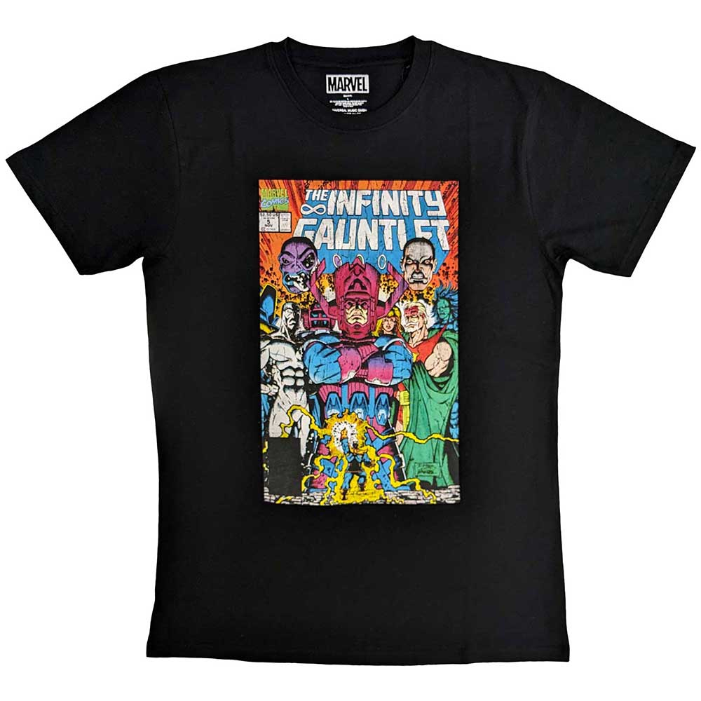 Marvel tričko Infinity Gauntlet Čierna S