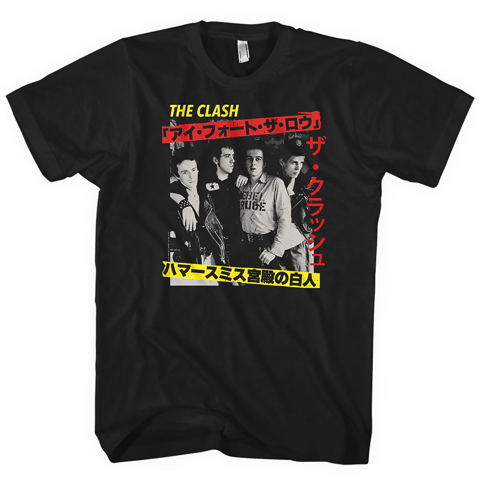 The Clash tričko Kanji Čierna XL