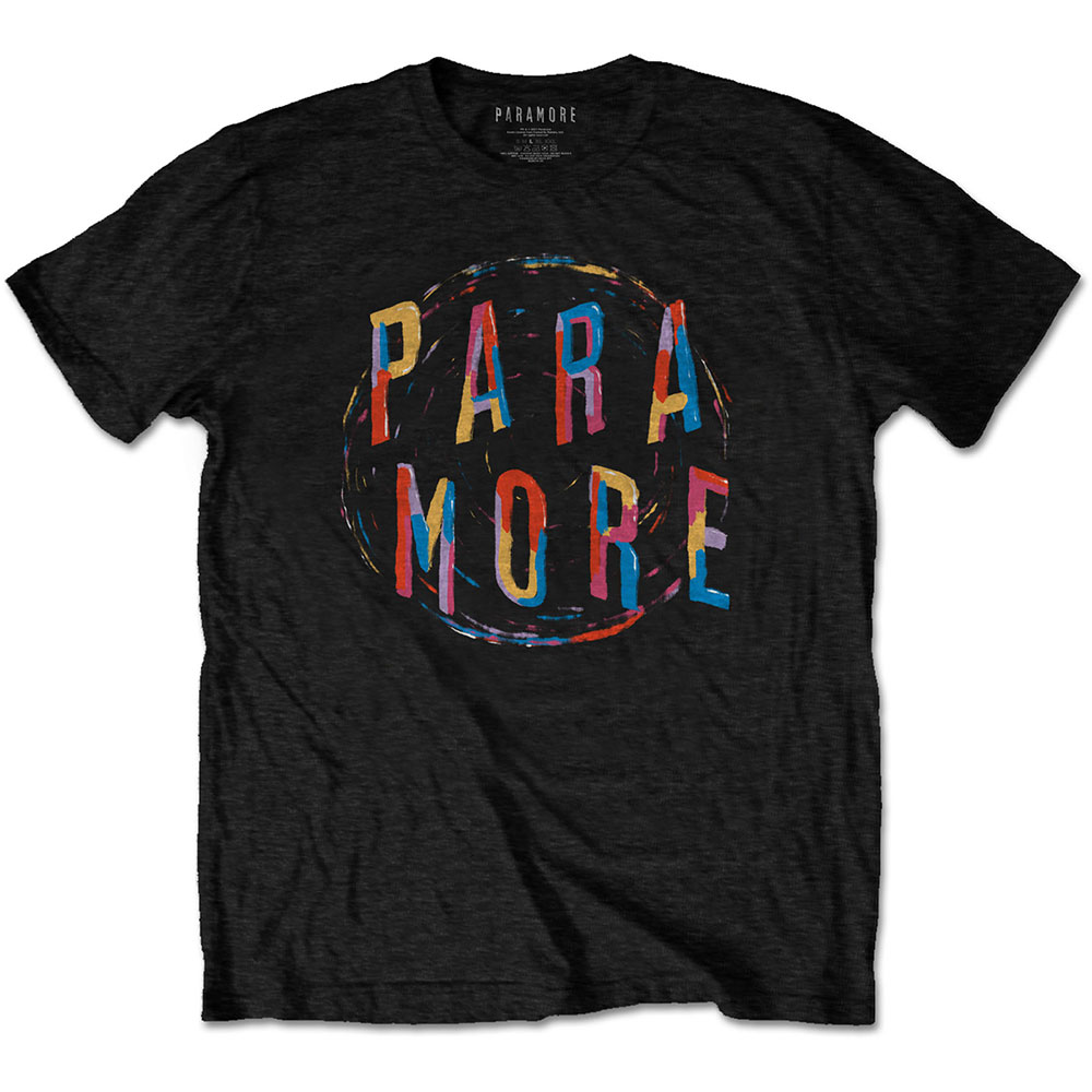 Paramore tričko Spiral Čierna XL