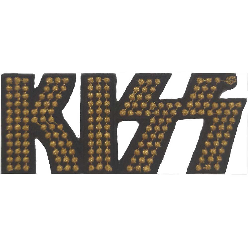 Kiss Gold Studded Logo
