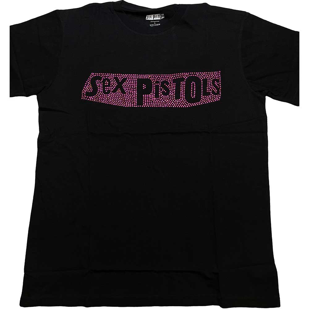 Sex Pistols tričko Logo Čierna XL