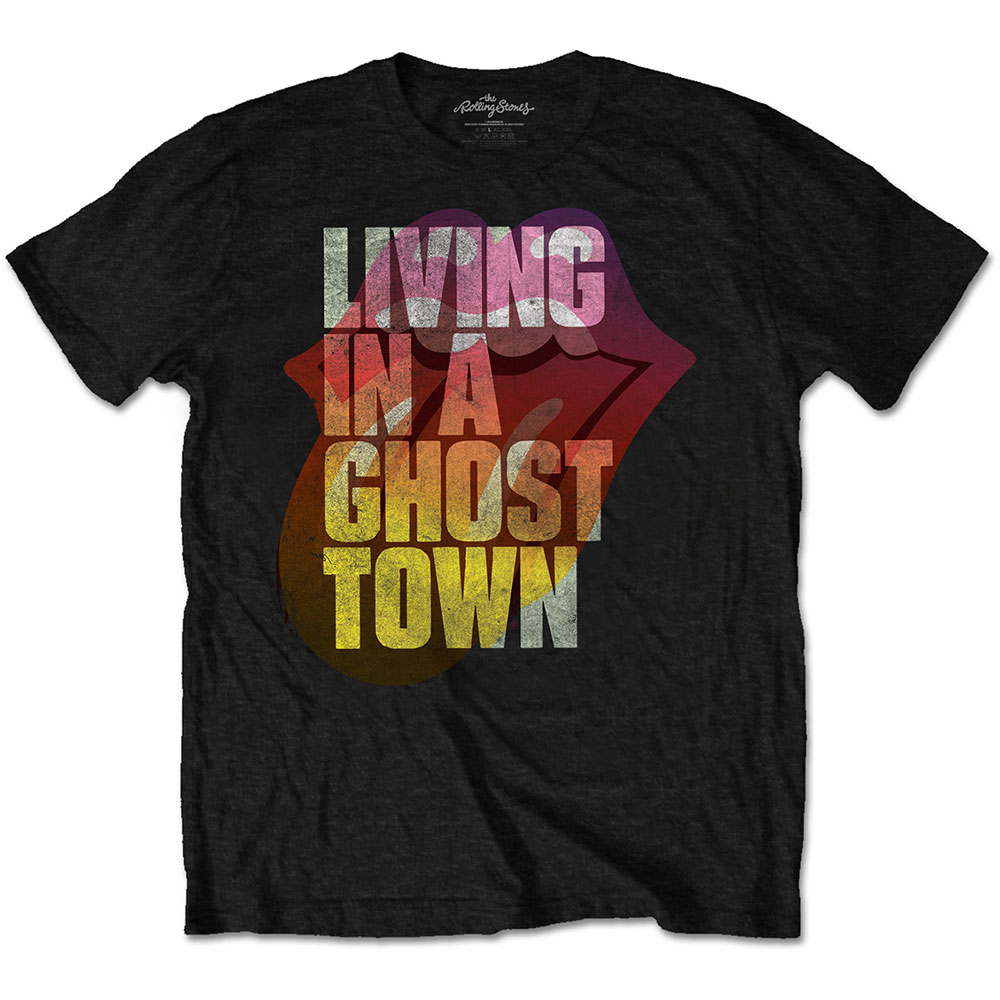 The Rolling Stones tričko Ghost Town Čierna XXL