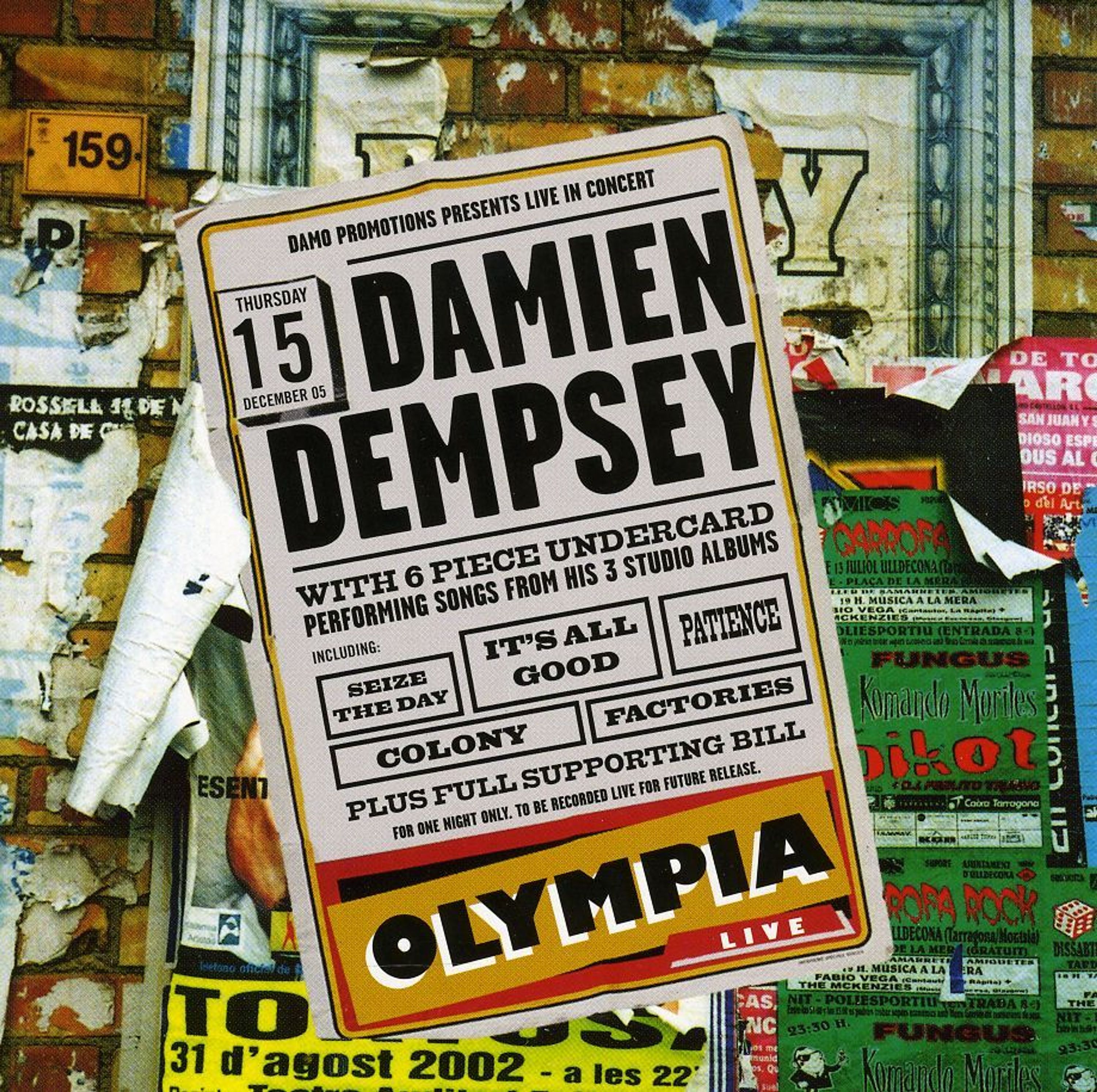 E-shop LIVE AT THE OLYMPIA