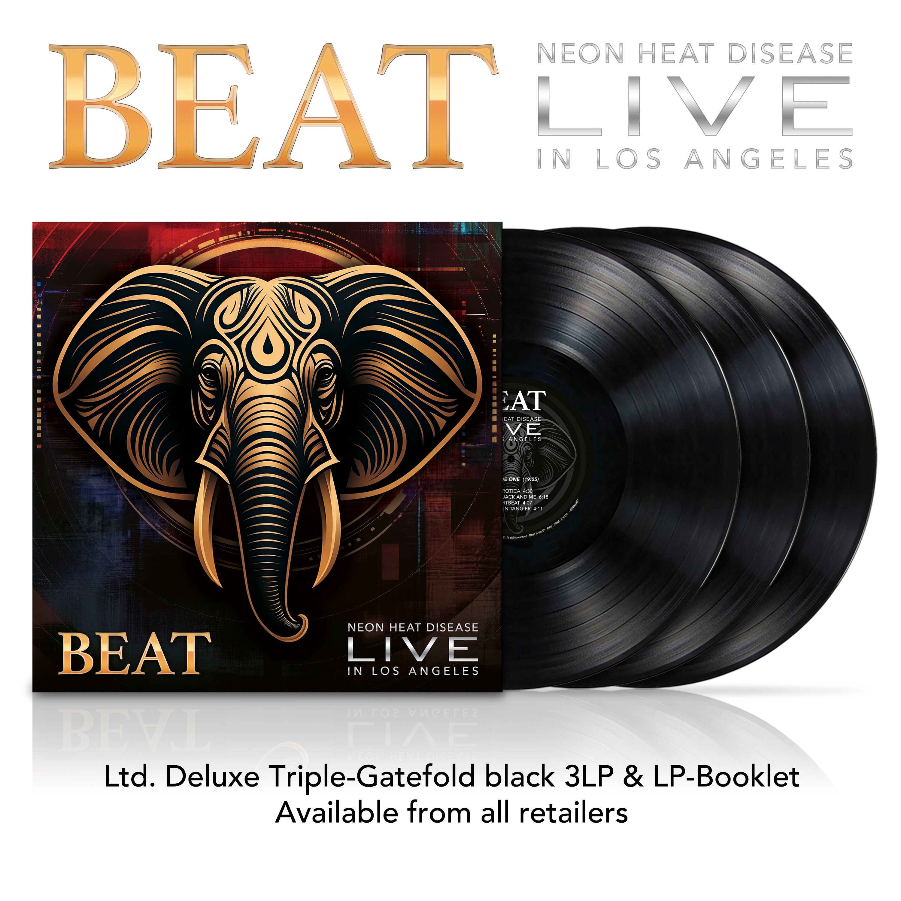 E-shop The Beat - Live (Limited Edition) (Deluxe Edition) (Gatefold Sleeve) (180 g) 3 LP