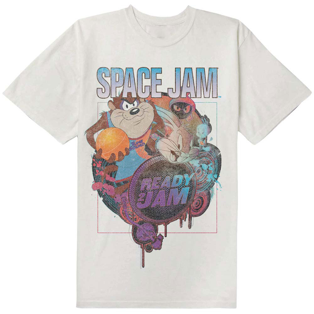E-shop Space Jam tričko Ready 2 Jam Biela XXL