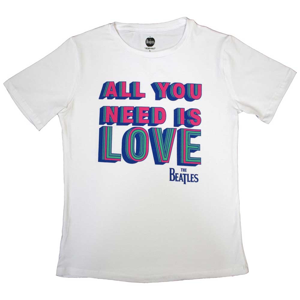 The Beatles tričko All You Need Is Love Biela M