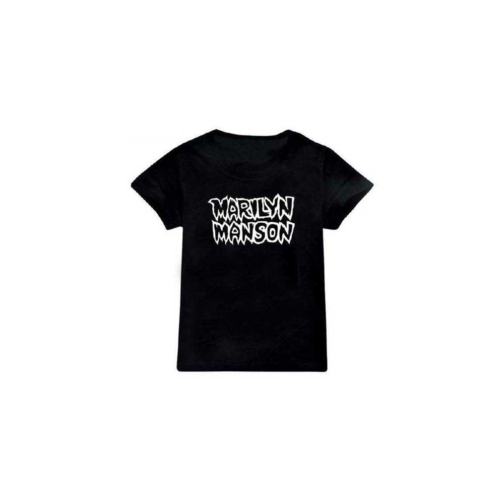Marilyn Manson tričko Classic Logo Čierna 5-6 rokov