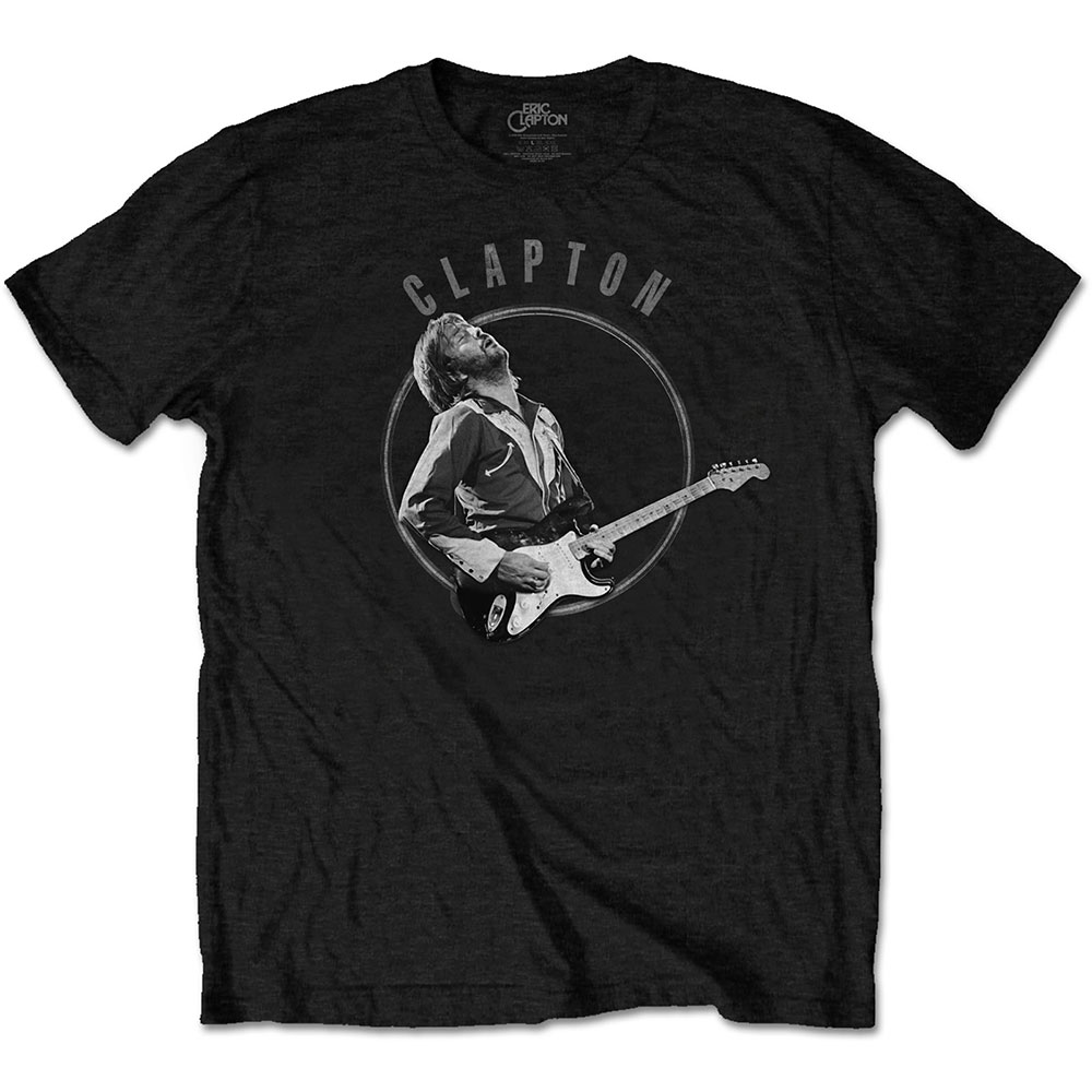 Eric Clapton tričko Vintage Photo Čierna XL