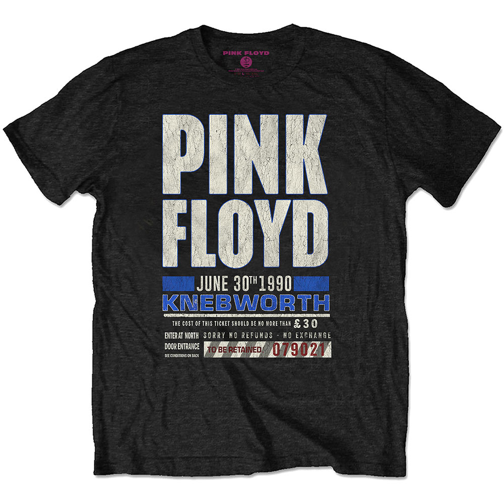 Pink Floyd tričko Knebworth \'90 Red Čierna M