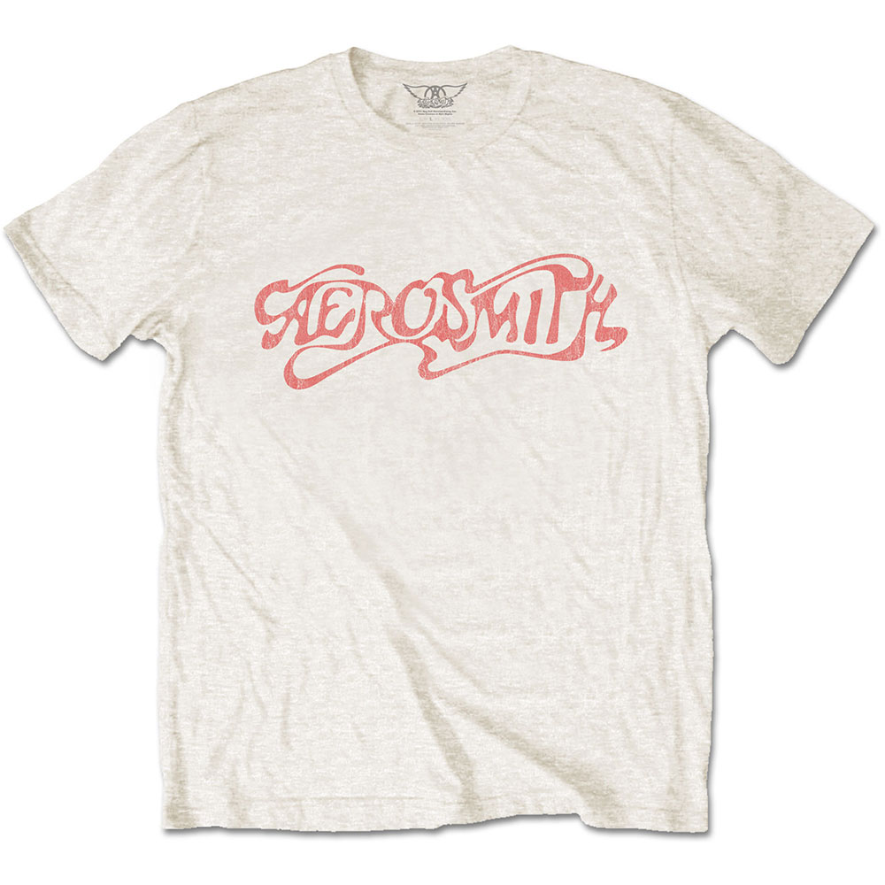 Aerosmith tričko Classic Logo Natural XL