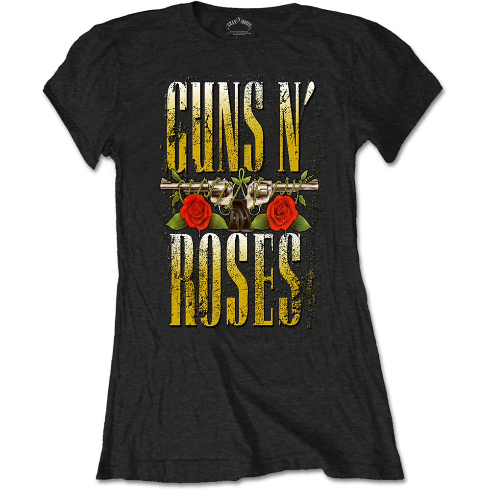Guns N’ Roses tričko Big Guns Čierna L