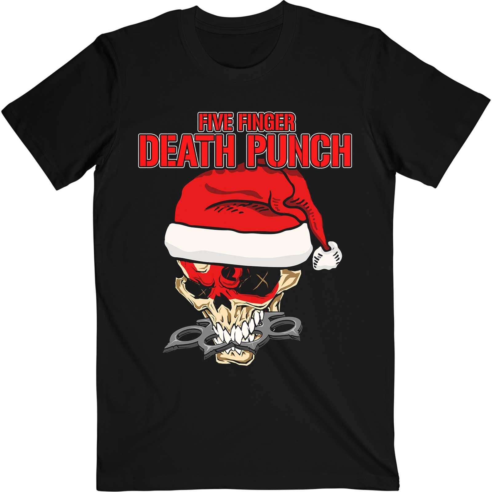 Five Finger Death Punch tričko Santa Knucklehead Čierna M